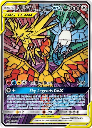 Moltres & Zapdos & Articuno-GX SM210/248 - SM Black Star Promos Holofoil - Poke-Collect