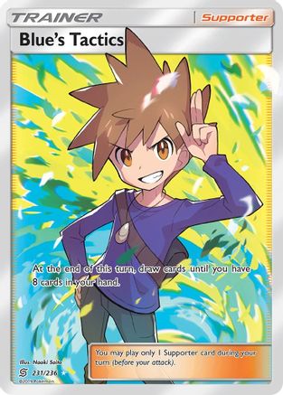 Blue's Tactics 231/236 - Unified Minds Holofoil - Poke-Collect