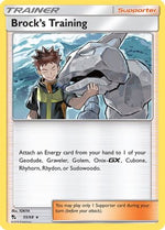 Brock's Training 55/68 - Hidden Fates Holofoil - Poke-Collect