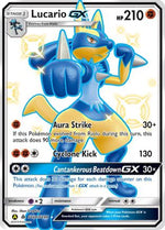 Lucario-GX SV64/94 - Shiny Vault Holofoil - Poke-Collect