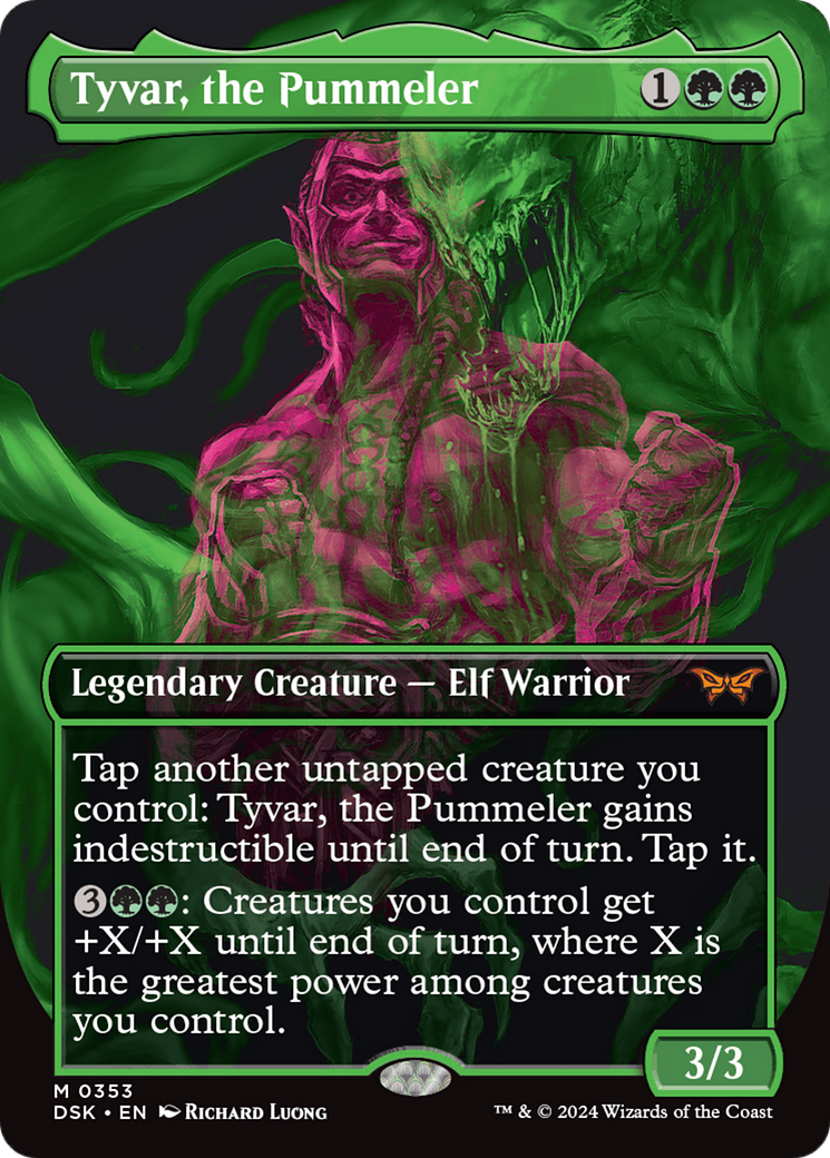 Tyvar, the Pummeler (DSK-353) - Duskmourn: House of Horror (Borderless) Foil - Poke-Collect