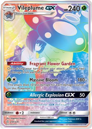 Vileplume-GX 250/236 - Cosmic Eclipse Holofoil - Poke-Collect