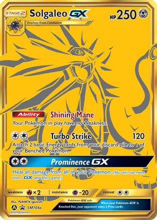 Solgaleo-GX SM104a/248 - SM Black Star Promos Holofoil - Poke-Collect