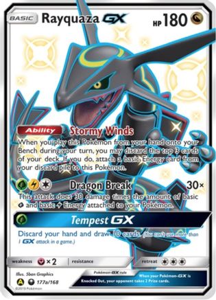 Rayquaza-GX 177a/168 - Celestial Storm Holofoil - Poke-Collect