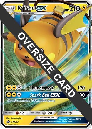 Raichu GX - SM213 SM213 - Jumbo Cards Holofoil - Poke-Collect