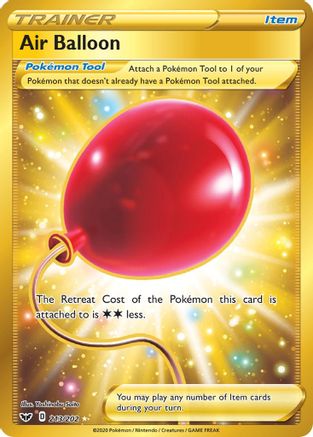 Air Balloon 213/202 - Sword & Shield Holofoil - Poke-Collect
