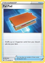 Pal Pad 172/202 - Sword & Shield Reverse Holofoil - Poke-Collect