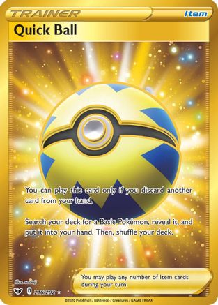 pokemon sword and shield base set cards Quick Ball (Secret) 216/202 reporting_for_duty this bundle combines the Space-Time Smackdown