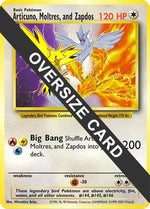 Articuno, Moltres, and Zapdos (Warner Bros. Promo) - Jumbo Cards - Poke-Collect
