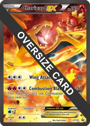 Charizard EX - XY121 (XY Black Star Promos) XY121 - Jumbo Cards Holofoil - Poke-Collect