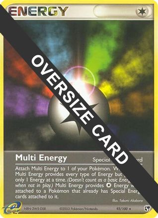 Multi Energy - 93/100 93 - Jumbo Cards Holofoil - Poke-Collect