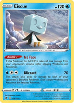 Eiscue 54/192 - Rebel Clash Reverse Holofoil - Poke-Collect