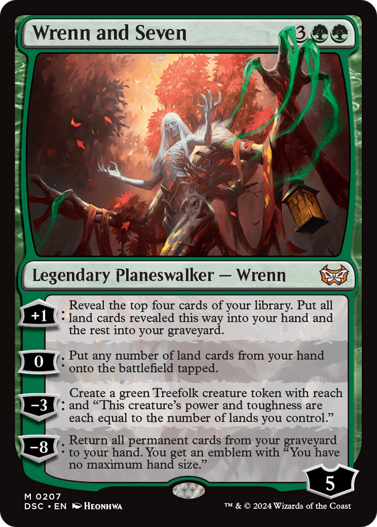 Wrenn and Seven (DSC-207) - Duskmourn: House of Horror Commander - Poke-Collect