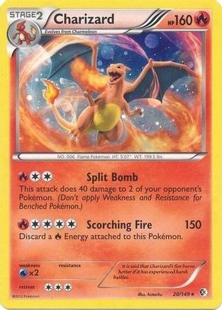 Charizard (Cosmos Holo) 20 - Blister Exclusives Holofoil - Poke-Collect