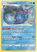 Vaporeon SWSH072/307 - SWSH Black Star Promos Holofoil - Poke-Collect