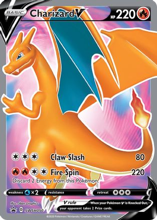 Charizard V SWSH050/307 - SWSH Black Star Promos Holofoil - Poke-Collect