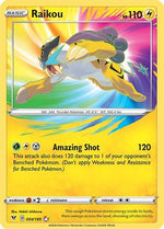 Raikou 50/185 - Vivid Voltage Holofoil - Poke-Collect