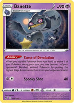 Banette 68/185 - Vivid Voltage Reverse Holofoil - Poke-Collect