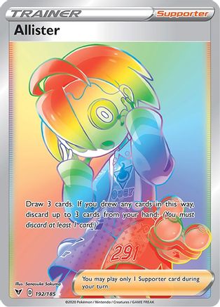 Allister 192/185 - Vivid Voltage Holofoil - Poke-Collect