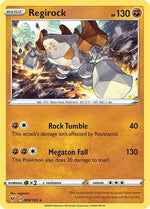 Regirock 89/185 - Vivid Voltage Reverse Holofoil - Poke-Collect