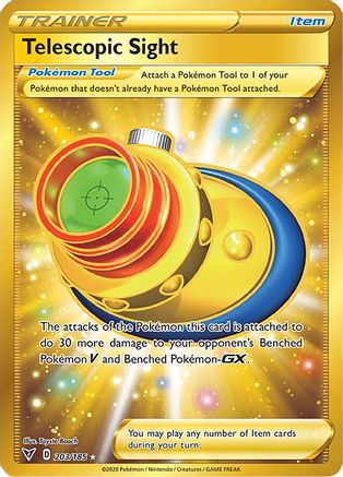 Telescopic Sight 203/185 - Vivid Voltage Holofoil - Poke-Collect
