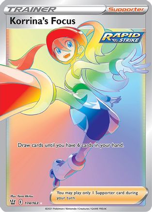 Korrina's Focus 174/163 - Battle Styles Holofoil - Poke-Collect