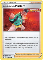 Single Strike Style Mustard 134/163 - Battle Styles Reverse Holofoil - Poke-Collect