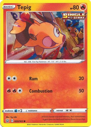 Tepig - 023/163 (Cosmos Holo) 23 - Miscellaneous Cards & Products Holofoil - Poke-Collect