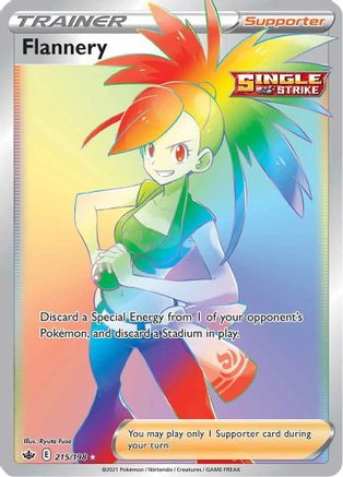 Flannery 215/198 - Chilling Reign Holofoil - Poke-Collect