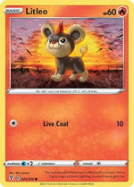 Litleo 22/203 - Evolving Skies Reverse Holofoil - Poke-Collect