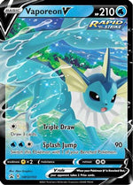 Vaporeon V SWSH150/307 - SWSH Black Star Promos Holofoil - Poke-Collect