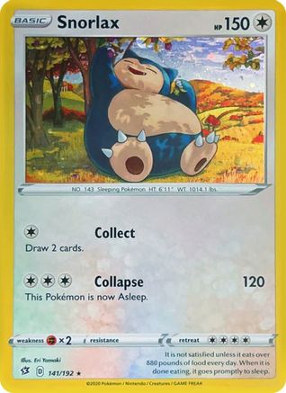 Snorlax - 141/192 (Cosmos Holo) 141 - Miscellaneous Cards & Products Holofoil - Poke-Collect