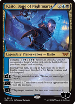 Kaito, Bane of Nightmares (PPDSK-220) - Duskmourn: House of Horror Promos Foil - Poke-Collect