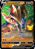 Zamazenta V 18/25 - Celebrations Holofoil - Poke-Collect