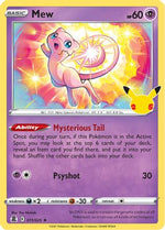 Mew 11/25 - Celebrations Holofoil - Poke-Collect