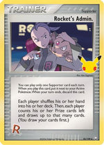 Rocket's Admin. 86/25 - Celebrations Classic Collection Holofoil - Poke-Collect