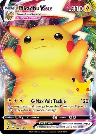 Pikachu VMAX SWSH062/307 - SWSH Black Star Promos Holofoil - Poke-Collect