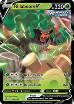 Rillaboom V 22/264 - Fusion Strike Holofoil - Poke-Collect