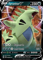 Tyranitar V 158/264 - Fusion Strike Holofoil - Poke-Collect