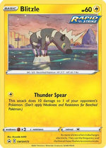 Blitzle SWSH173/307 - SWSH Black Star Promos Holofoil - Poke-Collect