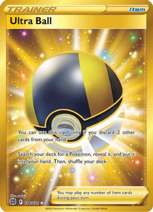 Ultra Ball 186/172 - Brilliant Stars Holofoil - Poke-Collect