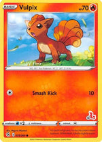 Vulpix - 029/264 (#13 Cinderace Stamped) 29 - Battle Academy 2022 - Poke-Collect