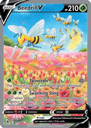 Beedrill V 161/189 - Astral Radiance Holofoil - Poke-Collect