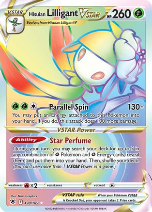 Hisuian Lilligant VSTAR 190/189 - Astral Radiance Holofoil - Poke-Collect