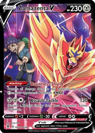 Zamazenta V TG22/30 - Astral Radiance Trainer Gallery Holofoil - Poke-Collect