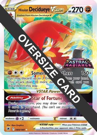 Hisuian Decidueye VSTAR - 084/189 84