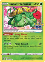 Radiant Venusaur 4/78 - Pokmon GO Holofoil - Poke-Collect