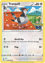 Tranquill 62/78 - Pokmon GO Reverse Holofoil - Poke-Collect