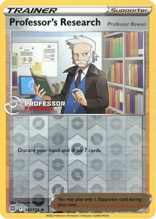 Professor's Research - 147/172 (2021) 147 - Professor Program Promos Reverse Holofoil - Poke-Collect