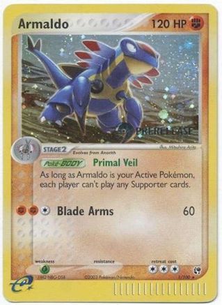 Armaldo - 1/100 (Prerelease) 1 - Miscellaneous Cards & Products Holofoil - Poke-Collect